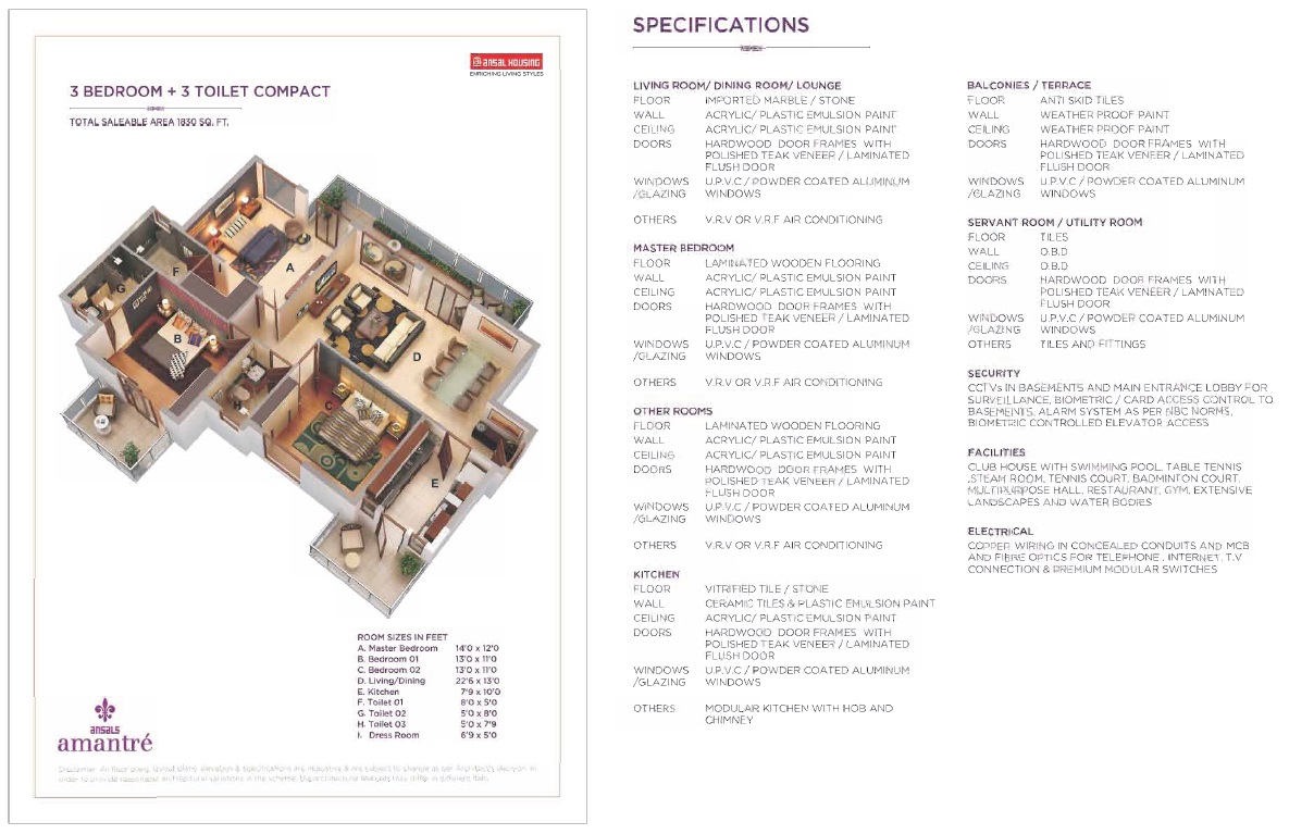Ansals Amantre Gurgaon